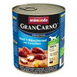 Animonda GranCarno Adult Hovězí + uzený úhoř a brambor  800 g
